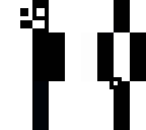 black and white
