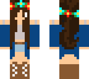 blue girl