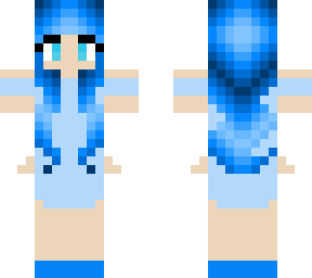 icy blue party girl