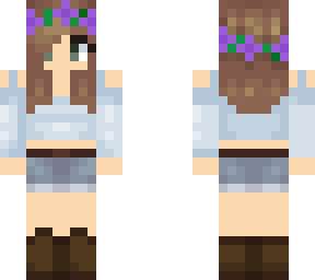 spring short haired girl