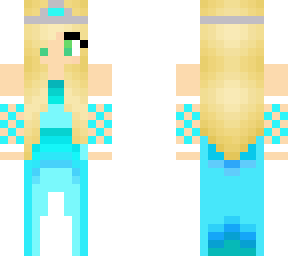 blue blond princess