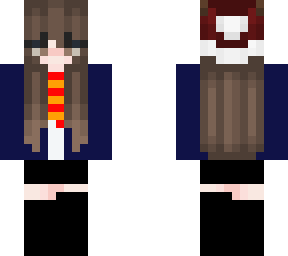 cute school girl skin