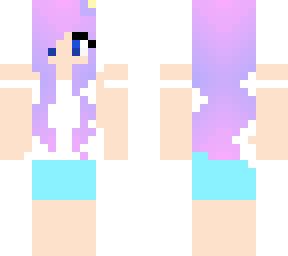 pastel cute girl (hair base used)