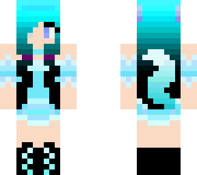 blue wolf girl
