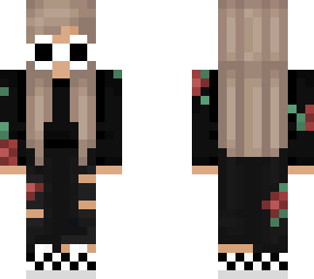 cool rose girl with glasses