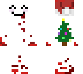 creepy snowman