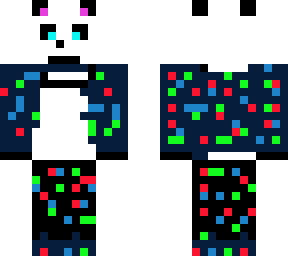 disco panda with led headphones and shoes