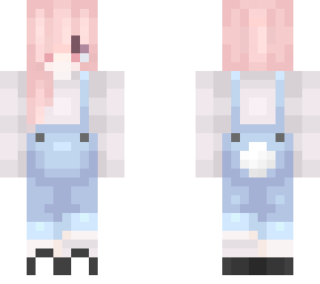 girl with pink hair