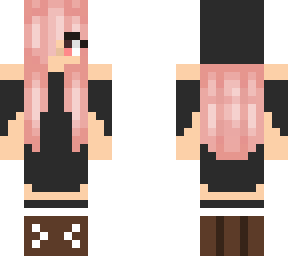 pink hair girl