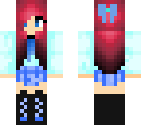 red haired school girl