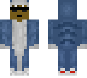 shark onesie (i used 09sharkboy's skin)