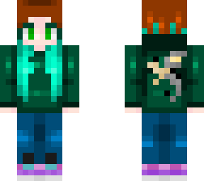 teal brunette