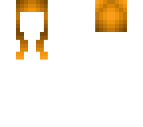 chocolate caramel twin buns hair base (read desc)