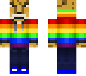 leopard rainbow hoddie