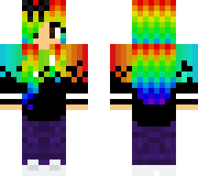 rainbow girl