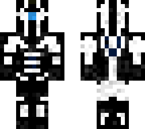 black and white