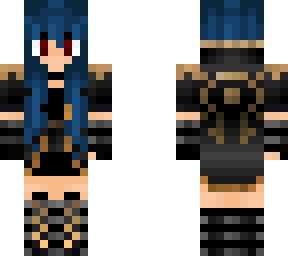 blue haired assassin