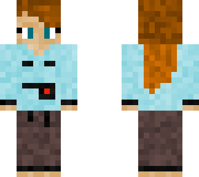 girl with fleece sweater - cilky oc