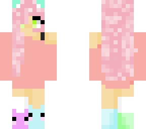 momo-kun bunny girl with kawaii socks