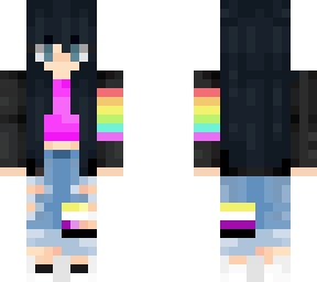 pride space buns girl