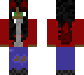 wolf girl w/ red hoodie