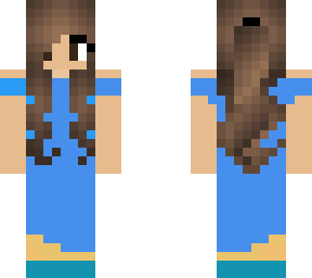 blue dress