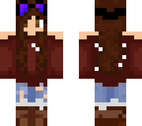 finished winter dj girl brown hair