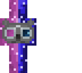 galaxy cat - pixel art