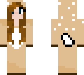girl in reindeer onesie!!
