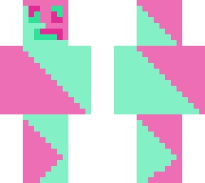 pink and green creeper