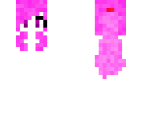 pink girl ponytail hair base