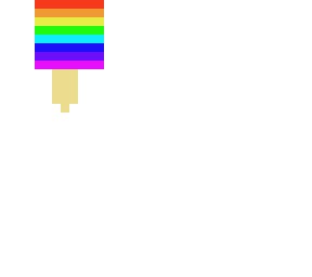 rainbow ice pop