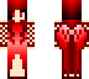 red dress