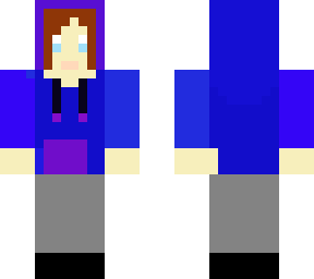 that girl in the blue hoodie
