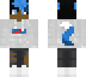 blue haired wolfed