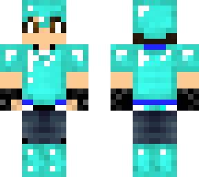 fake half diamond armor
