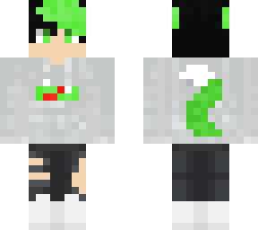 green wolf boy/man