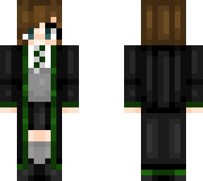 me (in a slytherin costume cuz i'm a slytherin)