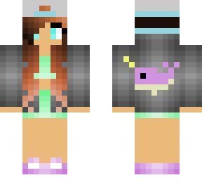 narwhal hoodie girl