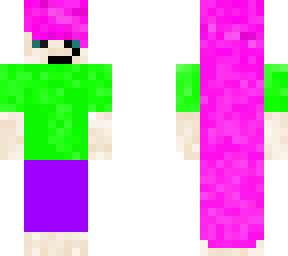 pink hair girl