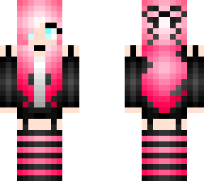 pink haired girl