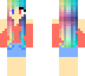 rainbow girl