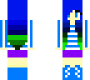 backward girl