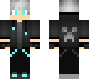 cyan silver hair