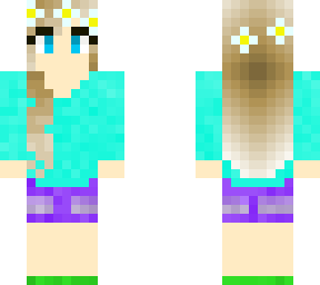 flower headband girl