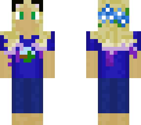 girl in blue