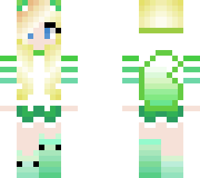 green fox girl