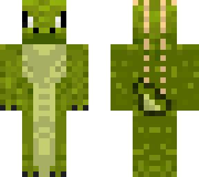 green lizzard white eyes