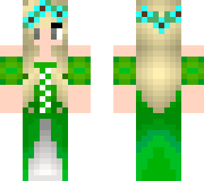 green midevile girl