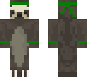 ninja sloth (green) plus belt thing